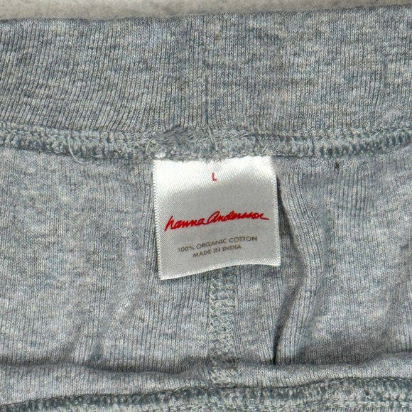 Hanna Andersson Womens Pajama Set Long Sleeve Pants Green Christmas Trees Size L - Picture 7 of 10